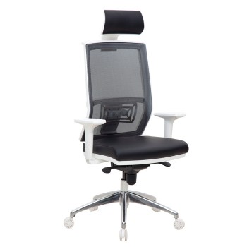Ofis Sandalyesi siyah beyaz FTB028