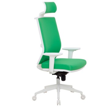 Fit Ofis Sandalyesi Beyaz Plastik Kolu ve Ayaklı FTB 036