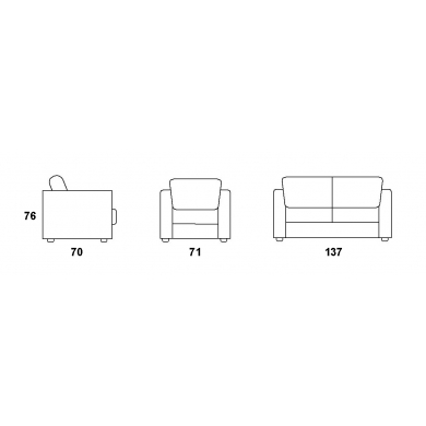 Spark Ofis bekleme Koltugu İkili S 0016