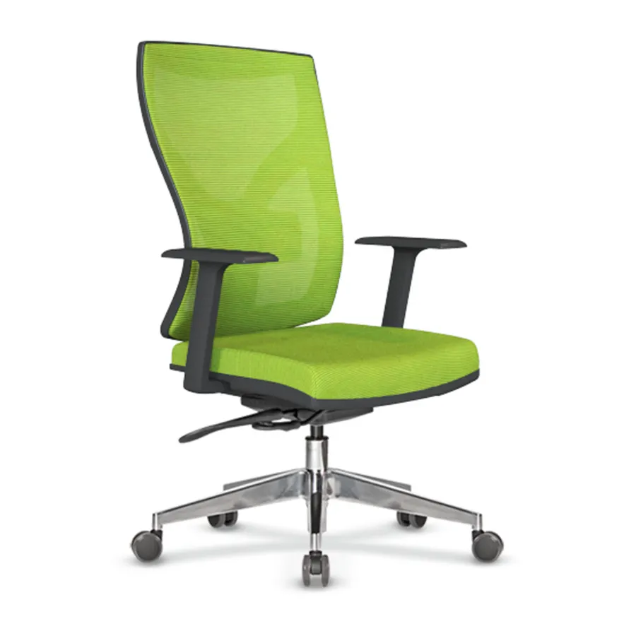 casella lnv 25 lenova çalışma / toplantı koltuğu metal (alüminyum) ayak · sabit kolçak · kızaklı senkron · bel destekli