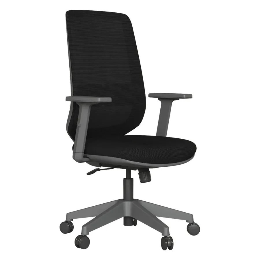 casella mbl 41 mabel çalışma / toplantı koltuğu — gri̇ gri̇ · plastik ayak · sabit kolçak · multi tilt mekanizma