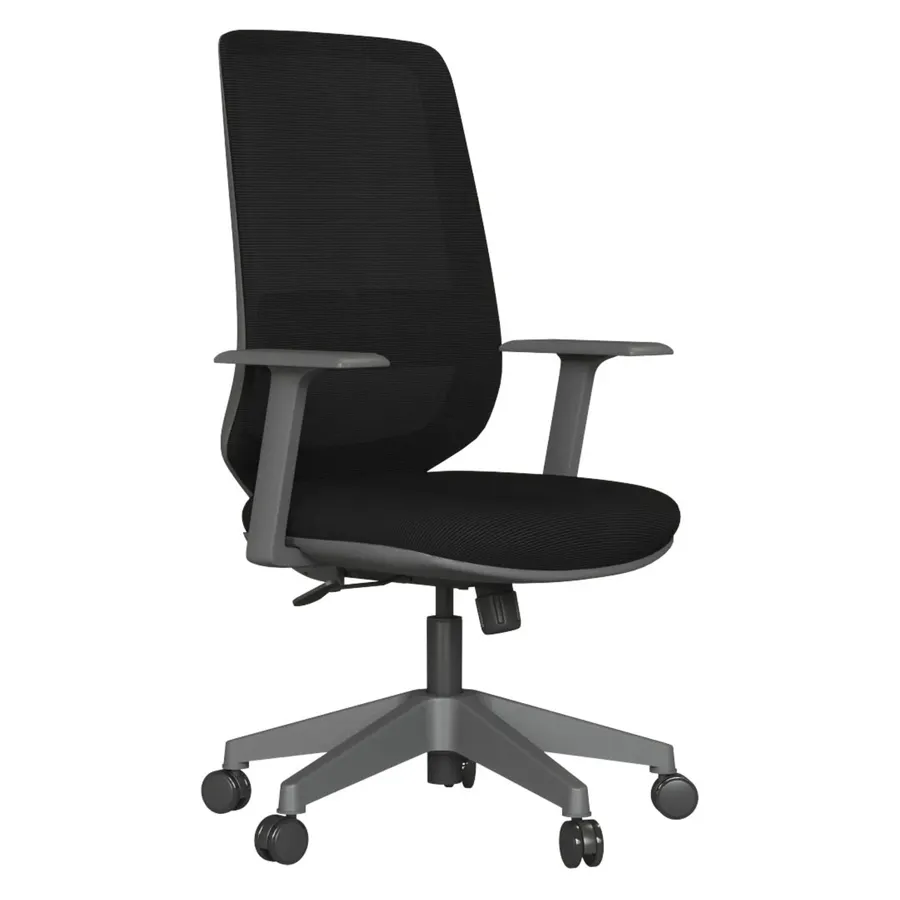 casella mbl 61 mabel çalışma / toplantı koltuğu — gri̇ gri̇ · plastik ayak · ayarlı kolçak · multi tilt mekanizma