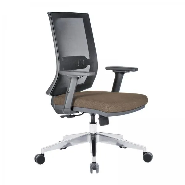 casella moon 02 moon çalışma / toplantı koltuğu metal (alüminyum) ayak · ayarlı kolçak · multi tilt mekanizma · bel destekli