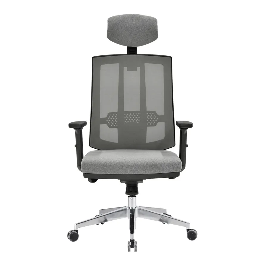 casella regal 01 regal yönetici koltuğu metal (alüminyum) ayak · ayarlı kolçak · senkron mekanizma · bel destekli